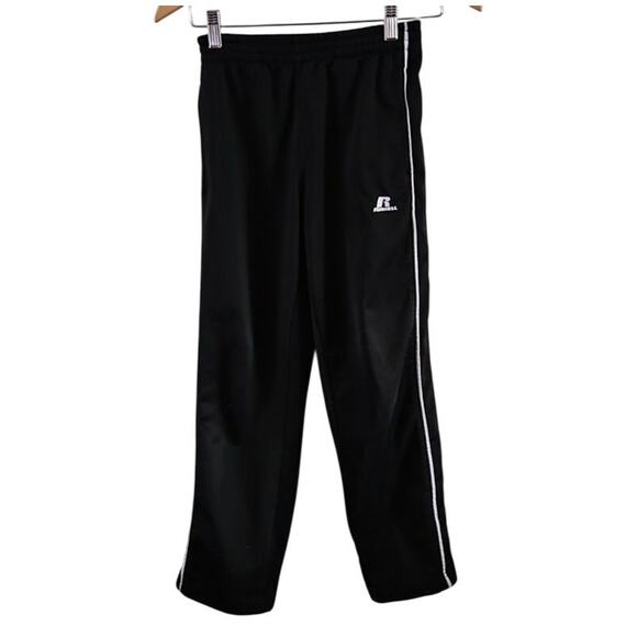 Excellent condition Russell Athletic Boys' Black Track Pants – Size M (10/12) - Picture 2 of 5
